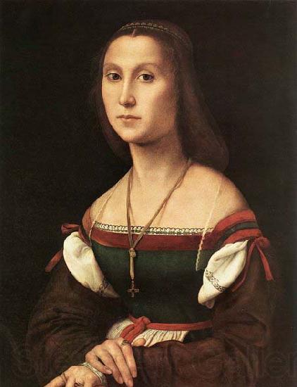 RAFFAELLO Sanzio Portrait of a Woman Norge oil painting art